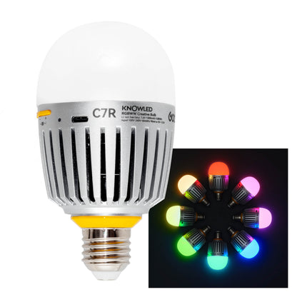 Godox Knowled C7R Battery-Powered RGBWW LED Bulb Light