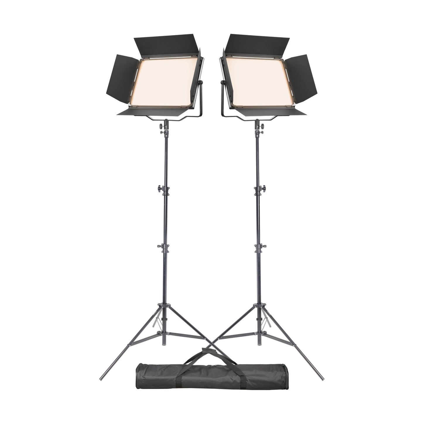 Godox P120Bi K1 Bi-Colour Dual LED Lighting Kit with Stands & Carry Bag