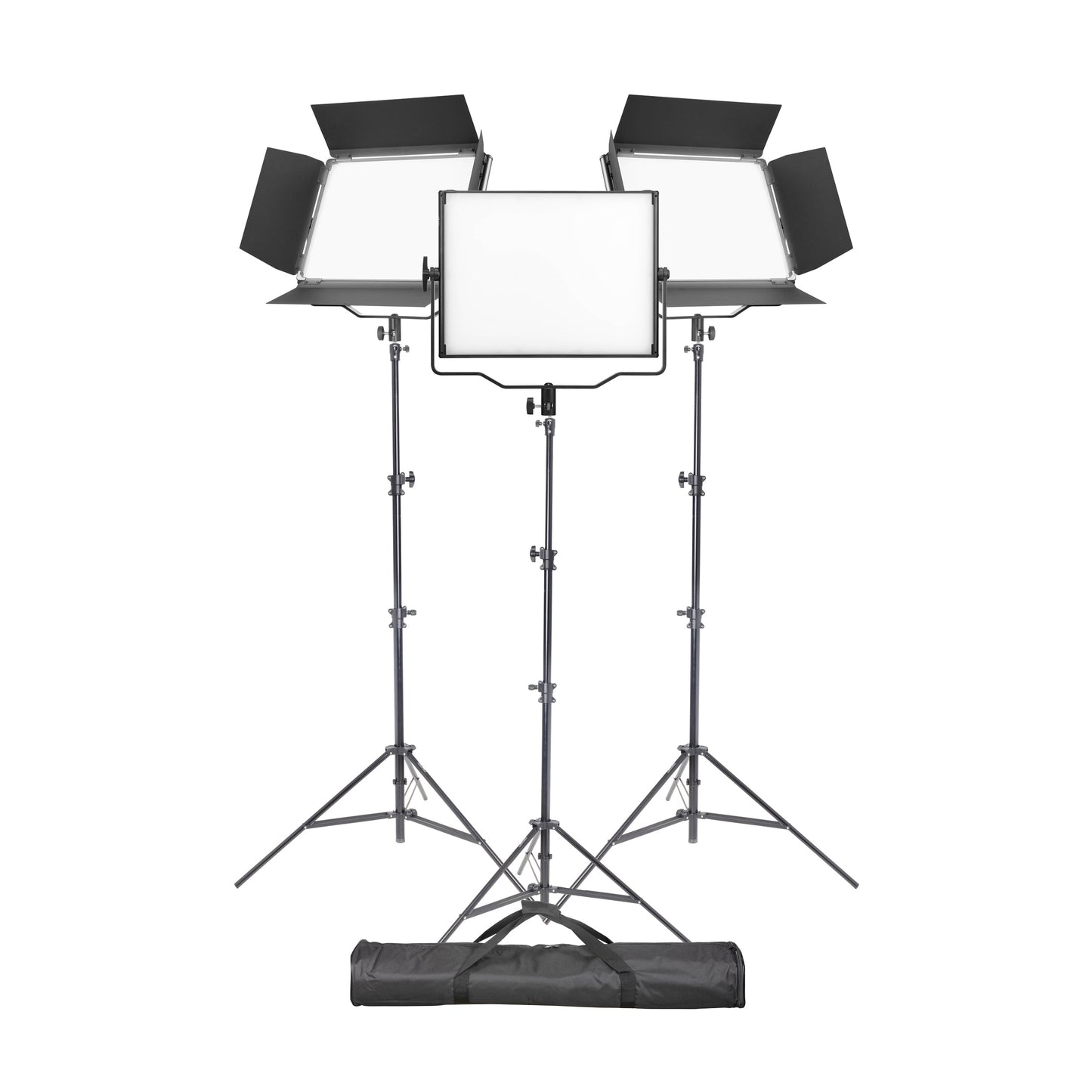 Godox P120D K1 Daylight Balanced LED Light Panel Three Head Kit