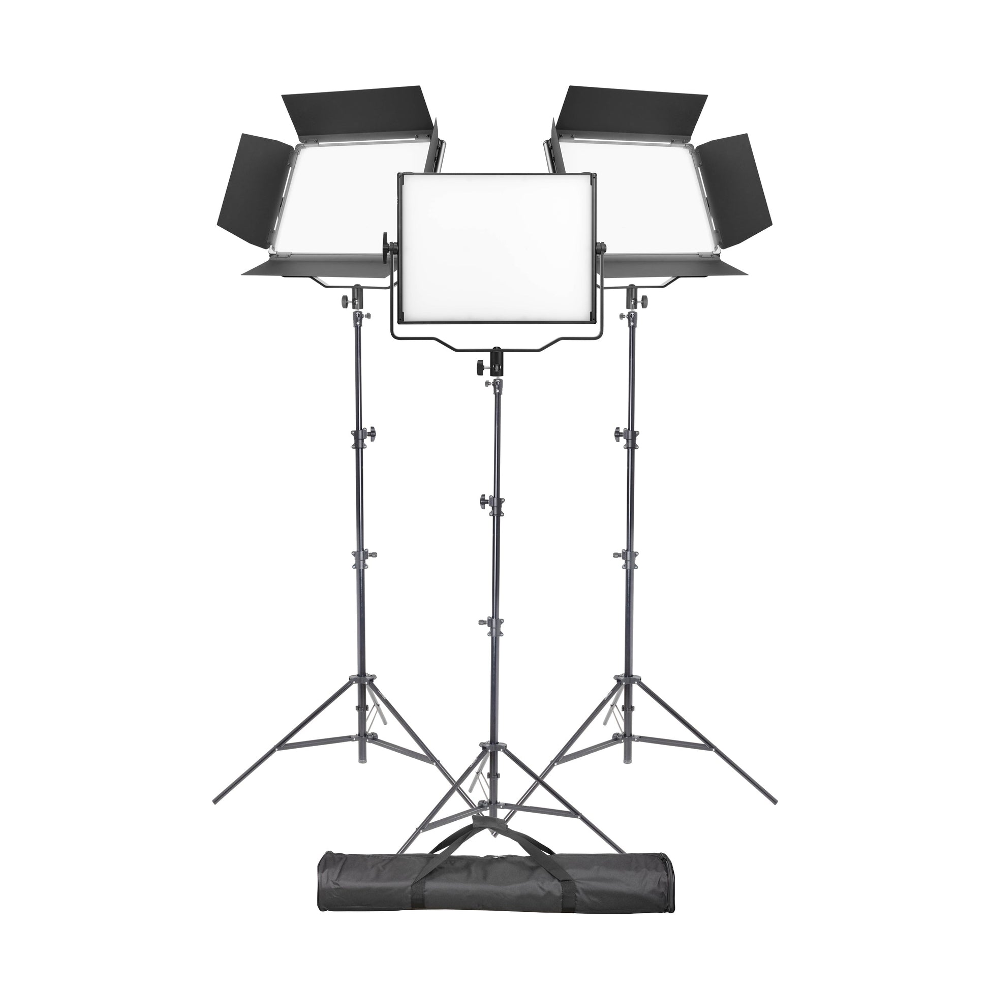 Godox P120D K1 Daylight Balanced LED Light Panel Three Head Kit