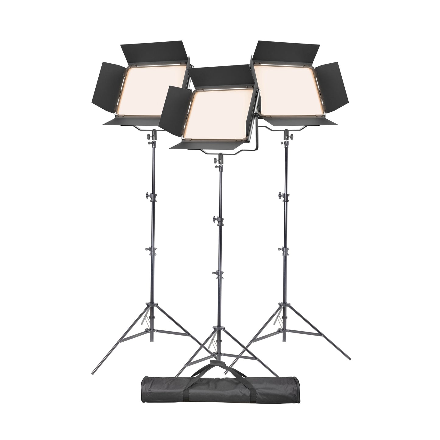 Godox P120BI K1 Bi-Colour LED Light Panel Three Head Kit