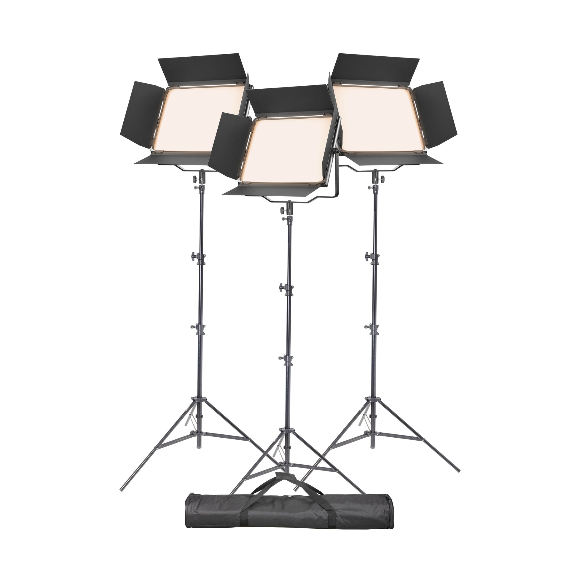 Godox P120BI K1 Bi-Colour LED Light Panel Three Head Kit