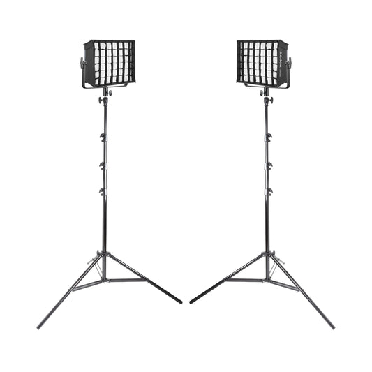 Godox LDX50Bi Bi-Colour LED Panel Twin Softbox Video Lighting Kit