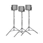 GODOX LDX50Bi Bi Colour Panel LED Light Three Head Softbox Kit
