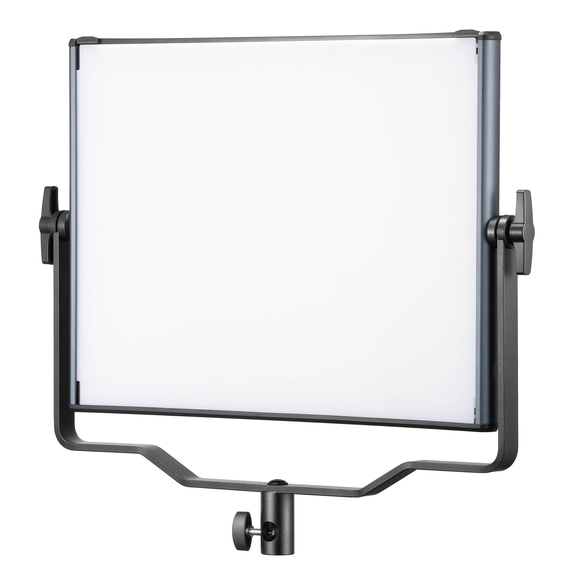 Godox LDX100Bi 120W Bi-Colour Variable Colour Temperature LED Panel Light Angled Front View