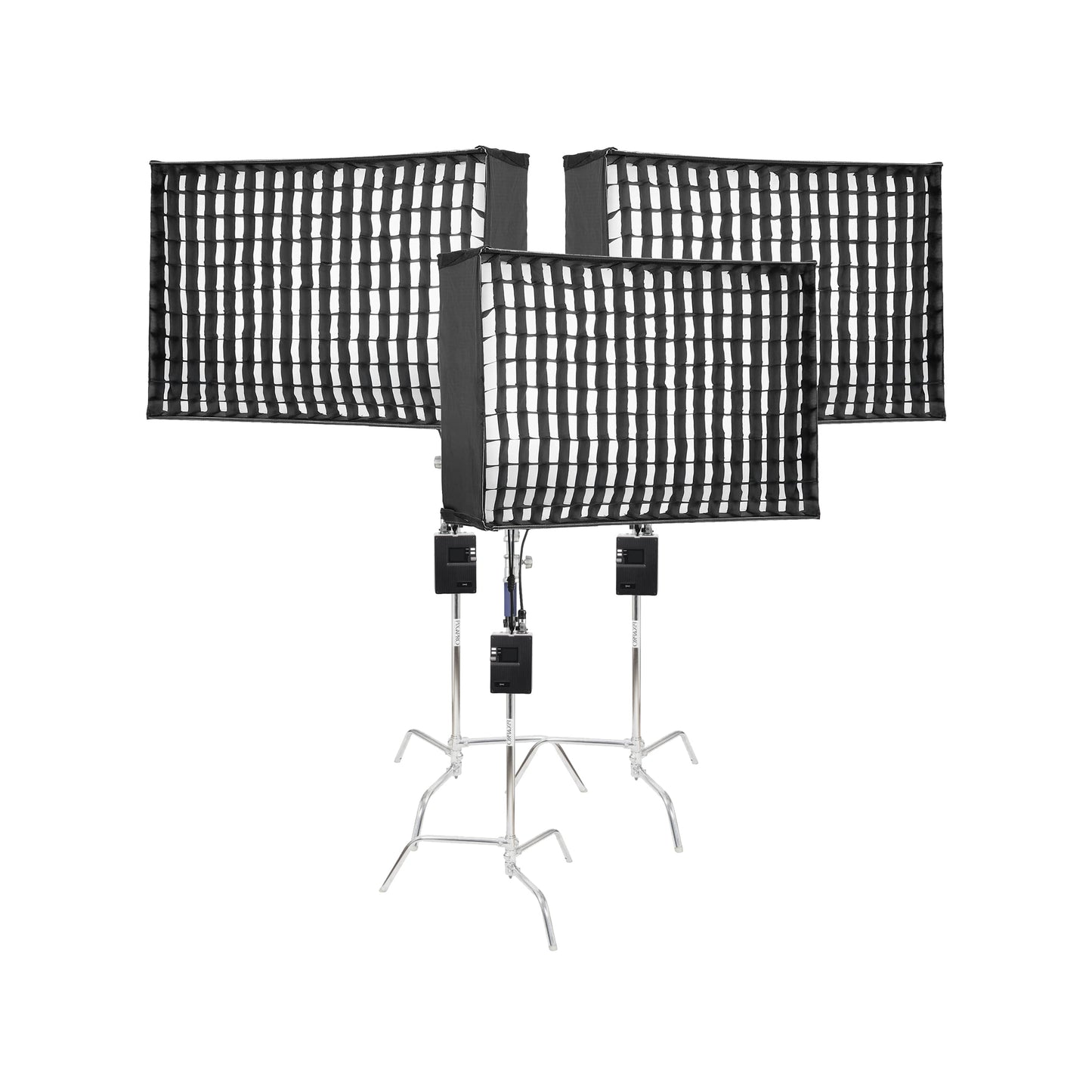 GODOX UP150R Full Colour LED LiteWafer Light Panel Three Head Kit