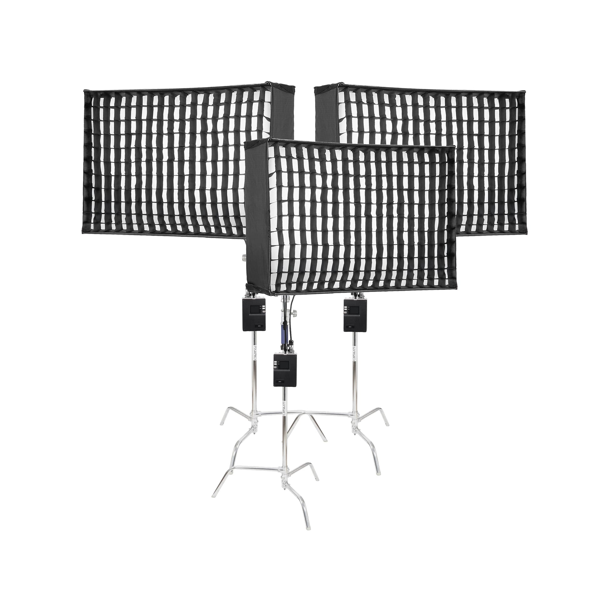GODOX UP150R Full Colour LED LiteWafer Light Panel Three Head Kit