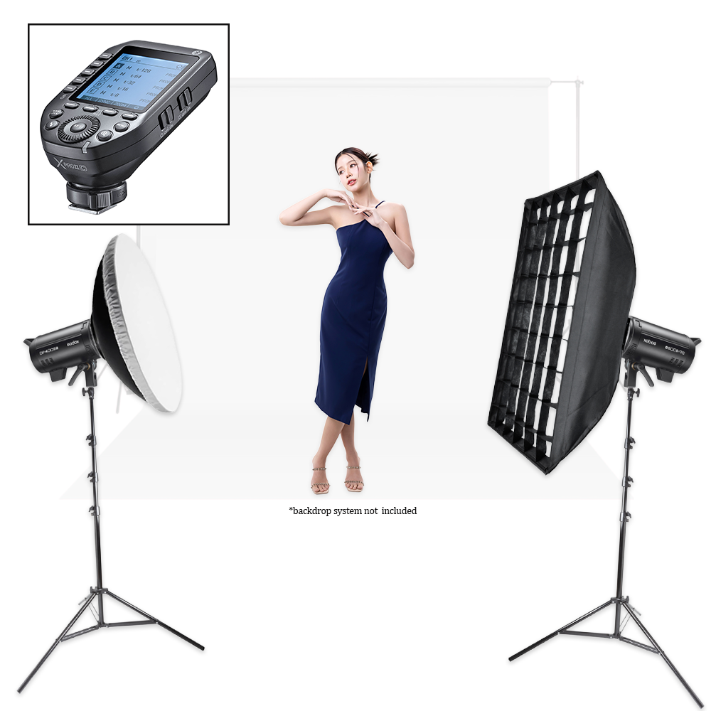 Godox DP400IIIV College Educational Photography Twin Flash Starter Kit Canon