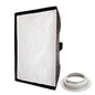 80x120cm (31.4"x47.2") Recessed Rectangular Softbox (Broncolor)
