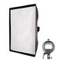 60x90cm (23.6"x35.4") Recessed Rectangular Softbox For Multiblitz V-Type For Speedlite and Barebulbs 