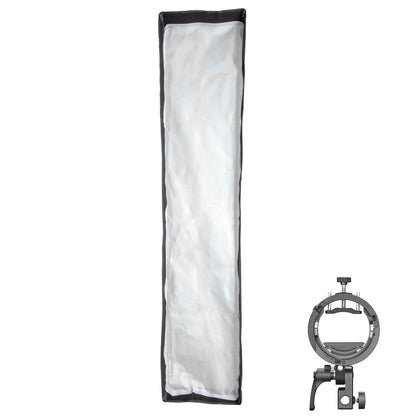 35x160cm Dual-Layer Recessed Collapsible Strip Softbox with S3 Bracket