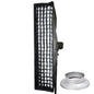 30x120cm (11.8"x47.2") Strip Softbox With 5cm Grid For Bowens S-Type