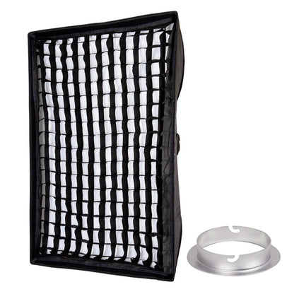 80x120cm (31.4"x47.2") Rectangular 5cm Grid Softbox For Elinchrom 