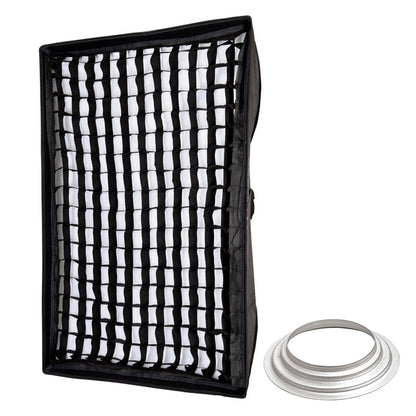 80x120cm (31.4"x47.2") Rectangular 5cm Grid Softbox For Hensel