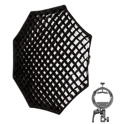 Two Diffusion Octagonal Studio Softbox with 5cm Honeycomb Grid (S3 Bracket)