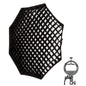 Two Diffusion Octagonal Studio Softbox with 5cm Honeycomb Grid (S3 Bracket)