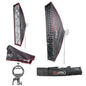 30x140cm (11.8"x55.1") Quick Installation Strip Umbrella Softbox with 4cm Grid