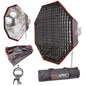 90cm Fast Installation Octagonal Umbrella Softbox with Grid with S3 Bracket