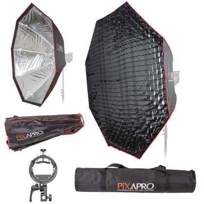 150cm (59") Strong-Sturdy Octagon Umbrella Softbox & Removable Grid with S3 Bracket