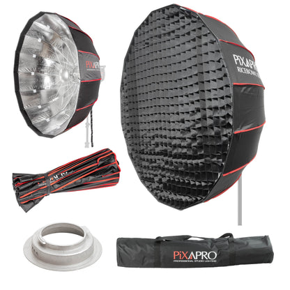 105cm 16-Sided Portable Collapsible Softbox with Silver Interior