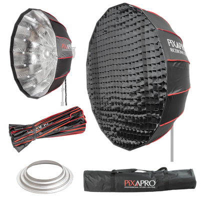 105cm 16-Sided Portable Collapsible Softbox with Silver Interior