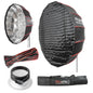 105cm 16-Sided Portable Collapsible Softbox with Silver Interior