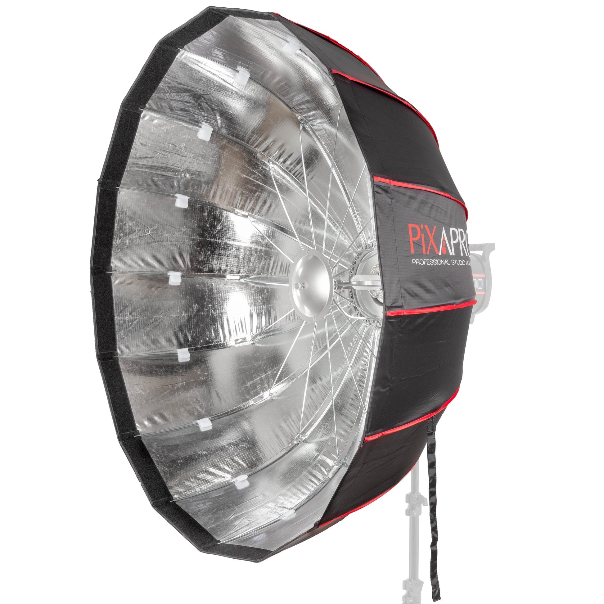 105cm 16-Sided Portable Collapsible Softbox with Silver Interior