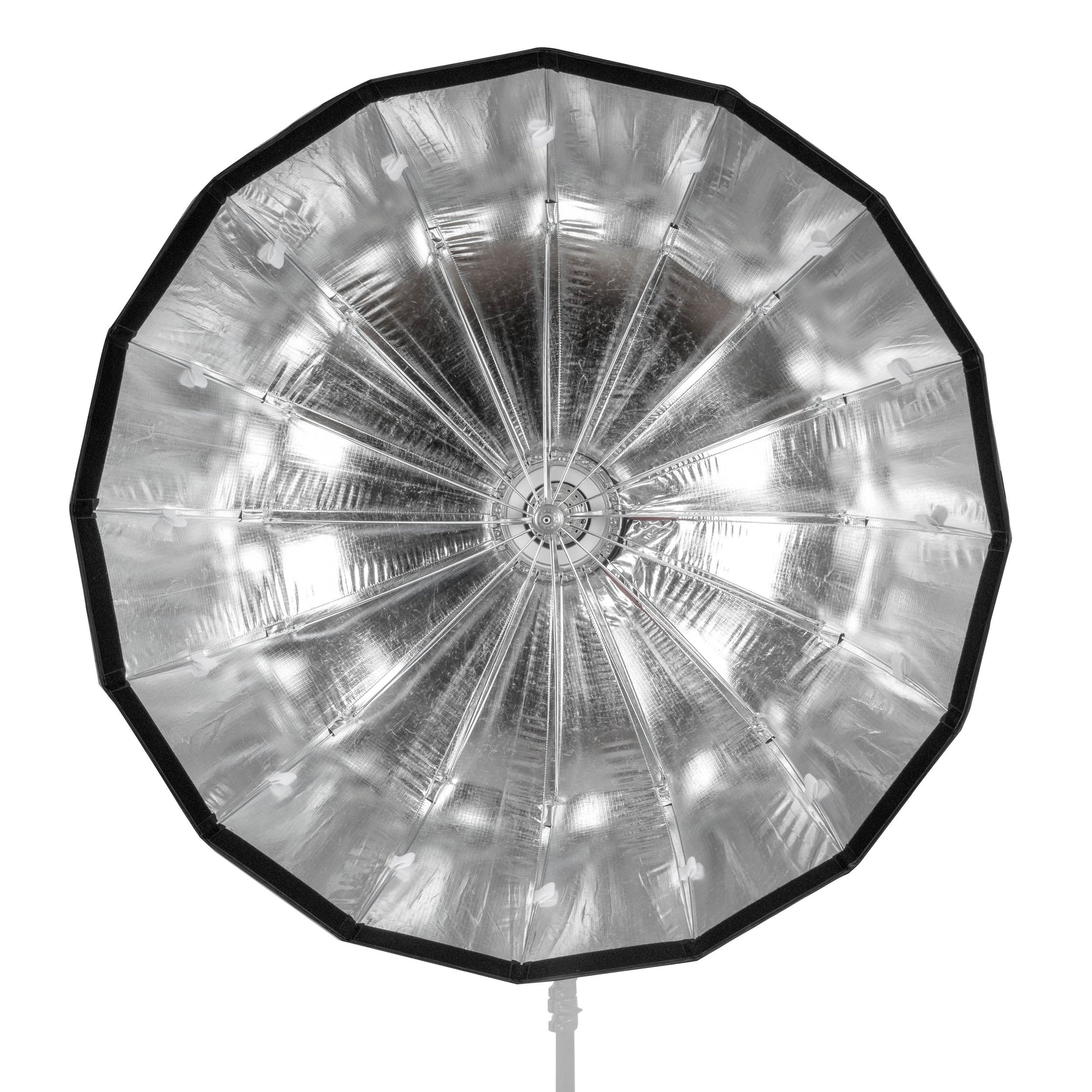 105cm 16-Sided Portable Collapsible Softbox with Silver Interior