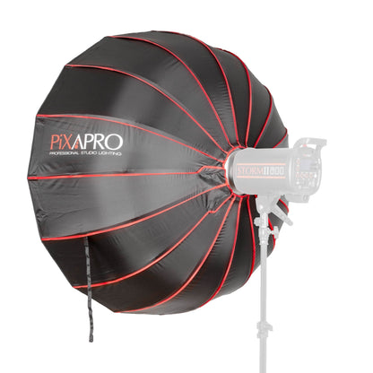 105cm 16-Sided Portable Collapsible Softbox with Silver Interior Back View