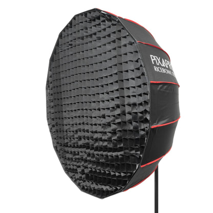 105cm Easy-Open Rice Bowl Parabolic Softbox with White Interior