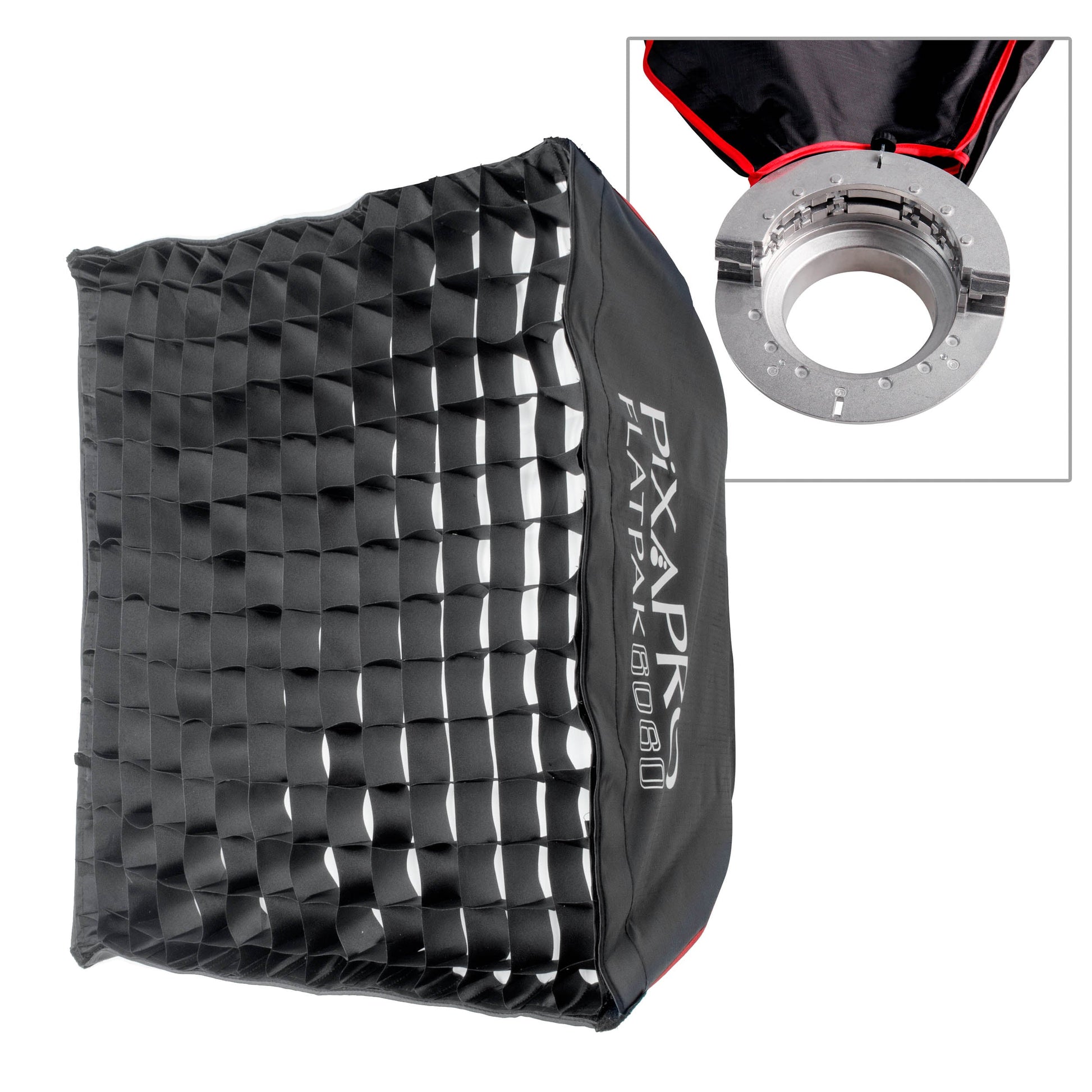60x60cm Dual-Layers Quick-Folding Square FlatPak Softbox (Patented Design)