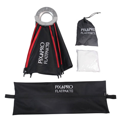 Slim Profiled FlatPak Softbox For LED Lights And Speedlites