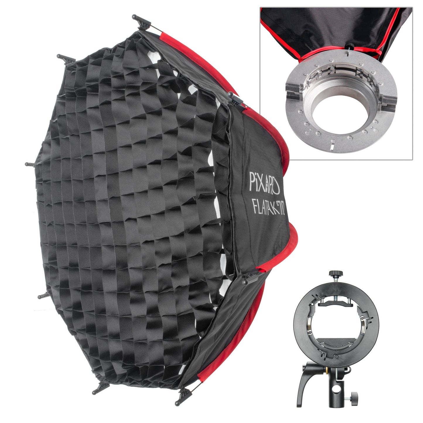70cm Easy-Open Slim Profiled FlatPak Octagonal Softbox (Speedlite/ BareBulbs)