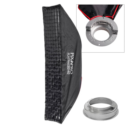 30x140cm Easy-Open FlatPak Strip Softbox with Two-Diffusion Layers  (Patented Design)