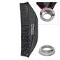 30x140cm Easy-Open FlatPak Strip Softbox with Two-Diffusion Layers  (Patented Design)