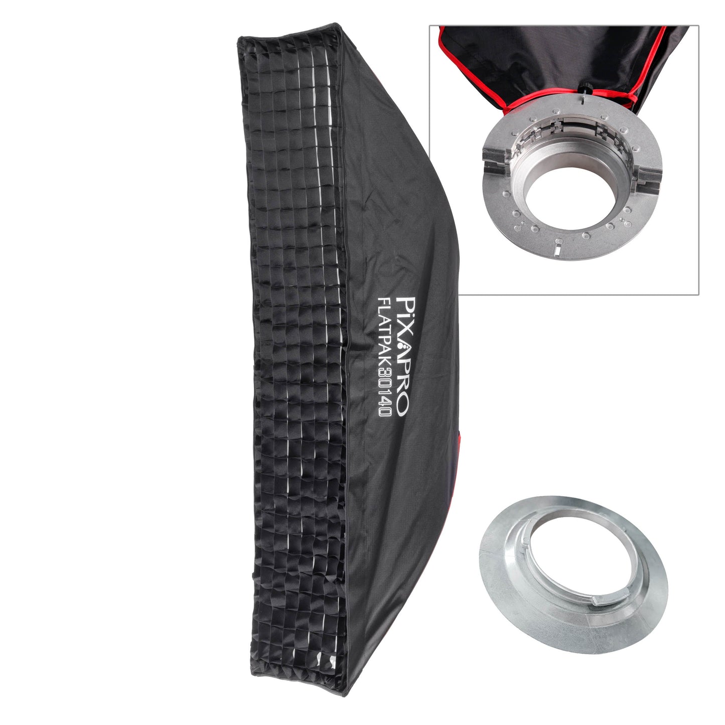 30x140cm Easy-Open FlatPak Strip Softbox with Two-Diffusion Layers  (Patented Design)