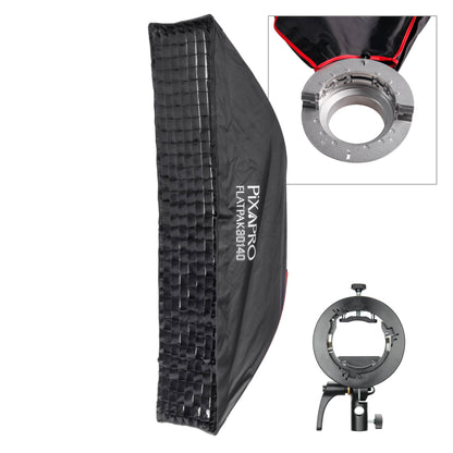 30x140cm Easy-Open FlatPak Strip Softbox with Two-Diffusion Layers  (Patented Design)