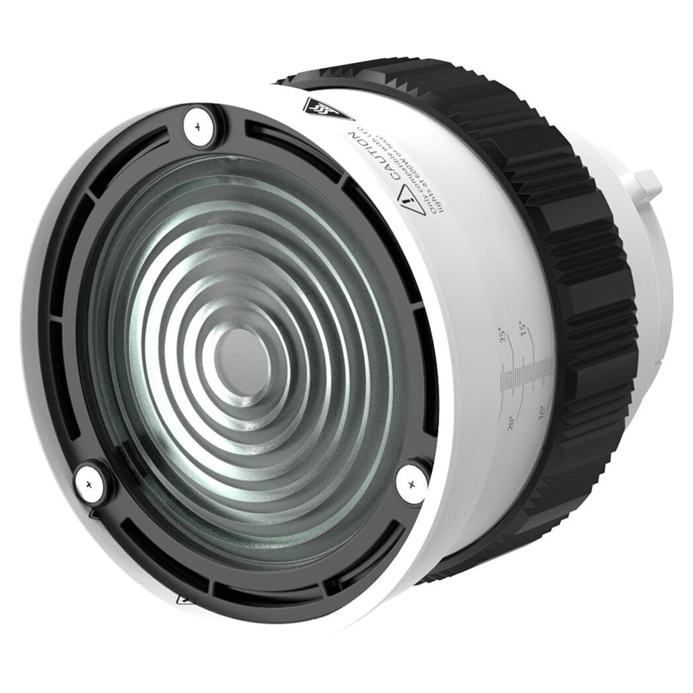 DigitalFoto Bowens Mount Fresnel Lens with Barndoors Angled Front Left