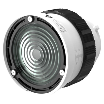 DigitalFoto Bowens Mount Fresnel Lens with Barndoors Angled Front Left