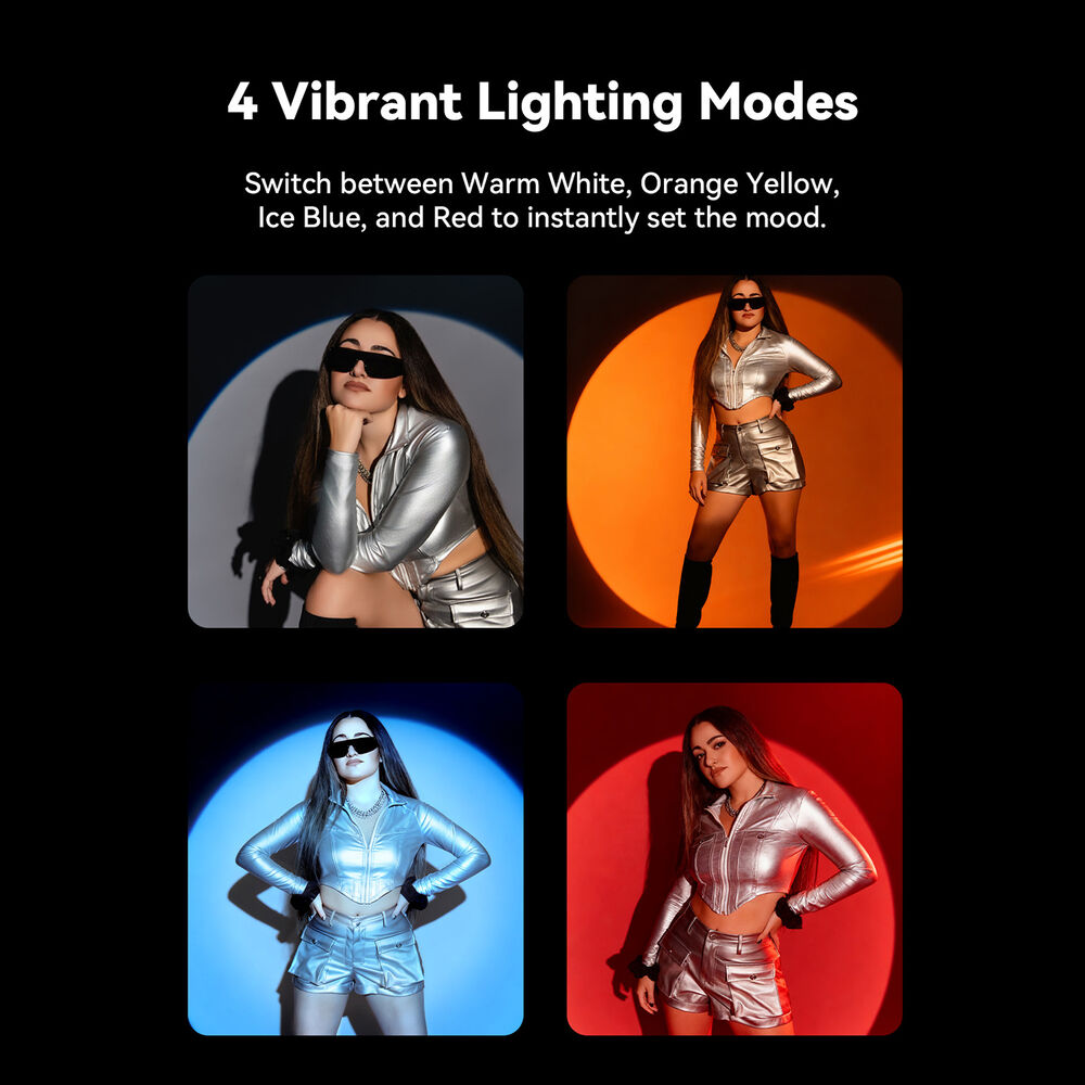 FLASH-RB10 Portable Zoomable Coloured LED Photography Flashlight