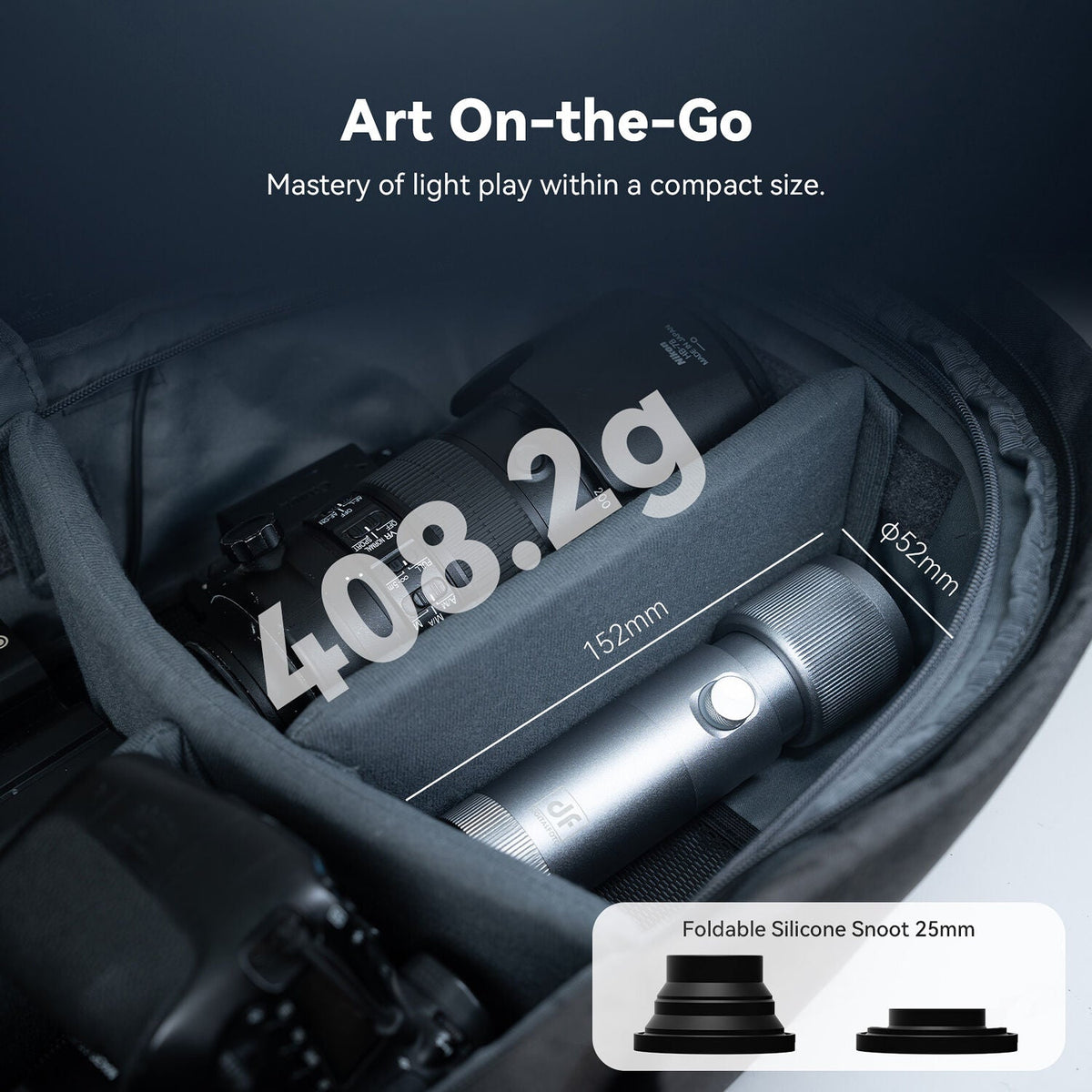 FLASH-RB10 Portable Zoomable Coloured LED Photography Flashlight