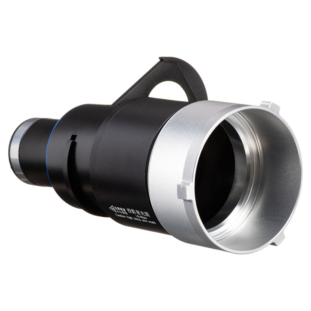 DigitalFoto Projection Attachment Bowens Mount with Gobos Angled Rear Left View