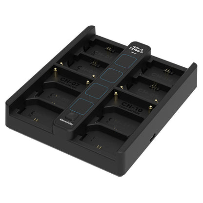 DigitalFoto 8/4-Bay Quick Charger for Sony NP-F & NP-FZ100 Batteries
