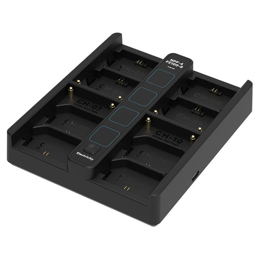 DigitalFoto 8/4-Bay Quick Charger for Sony NP-F & NP-FZ100 Batteries