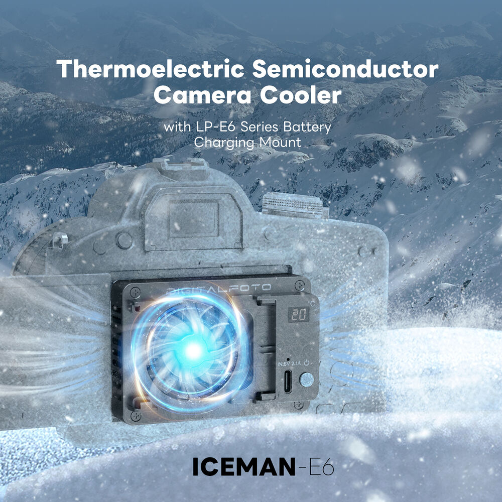 DigitalFoto ICEMAN-E6 Camera Cooling Fan