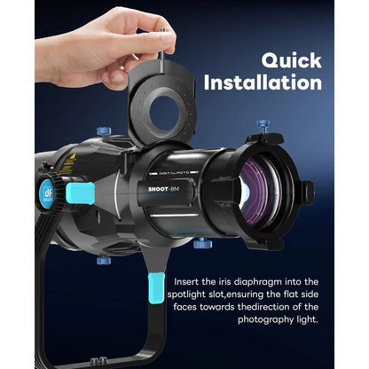 18-Leaf Iris Diaphragm for DIGITALFOTO SNOOT-BM