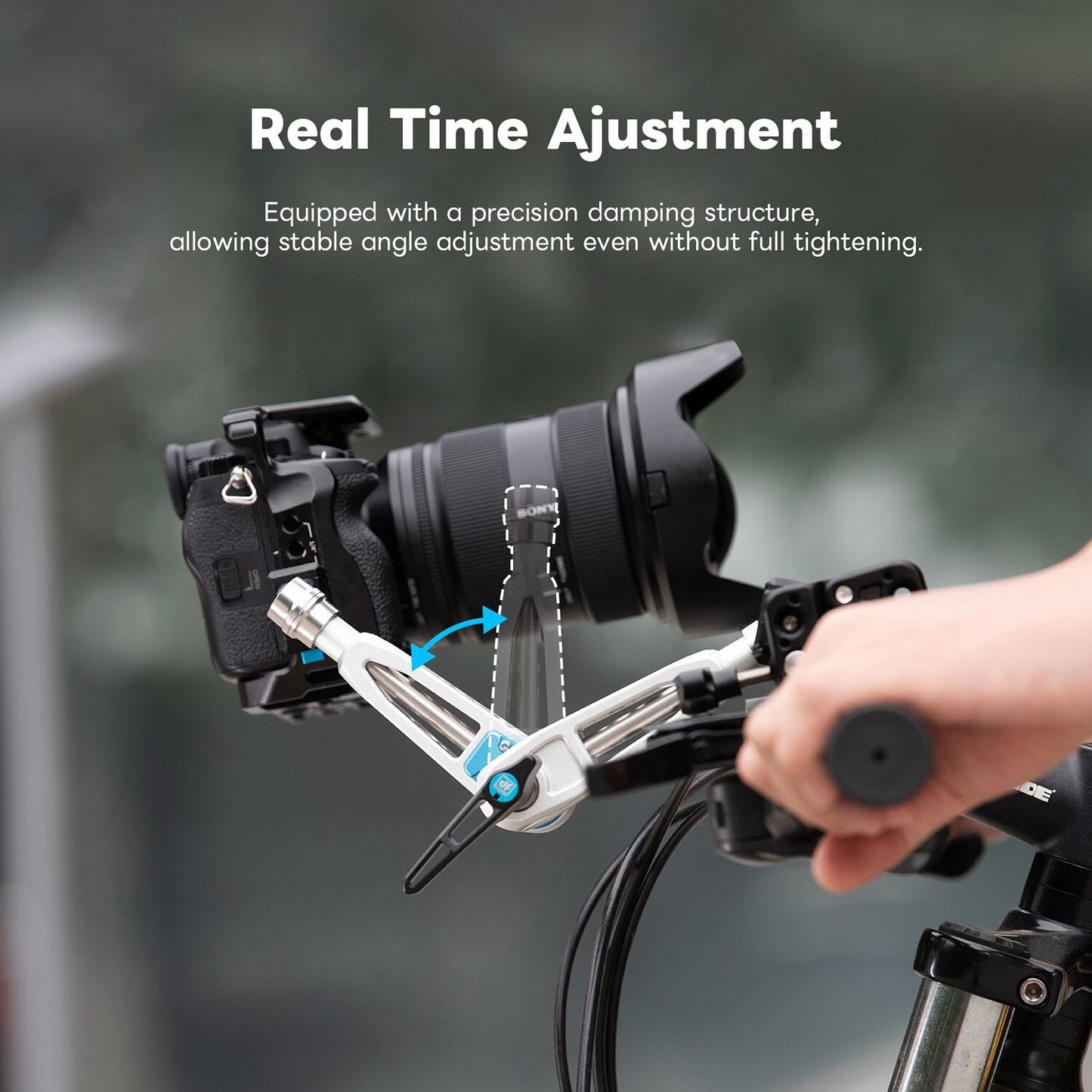 DigitalFoto 11-Inch Magic Arm with F22 Quick-Release Plate - Glacier Silver