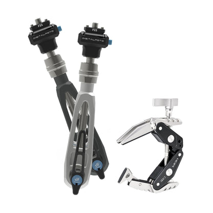 DigitalFoto Iron-C100G Heavy-Duty Quick-release Magic Arm and Super-Clamp Combo Kit