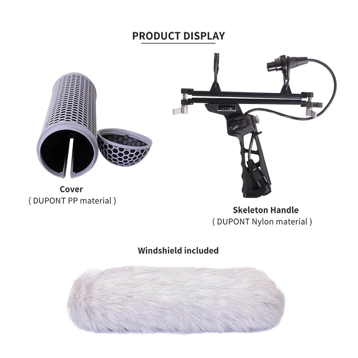 DigitalFoto Micolive Microphone Blimp with Windshield box content