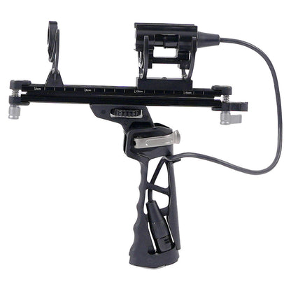 DigitalFoto MICOLIVE-SE Blimp Windshield & Shockmount System for Shotgun Microphones Handle Side View